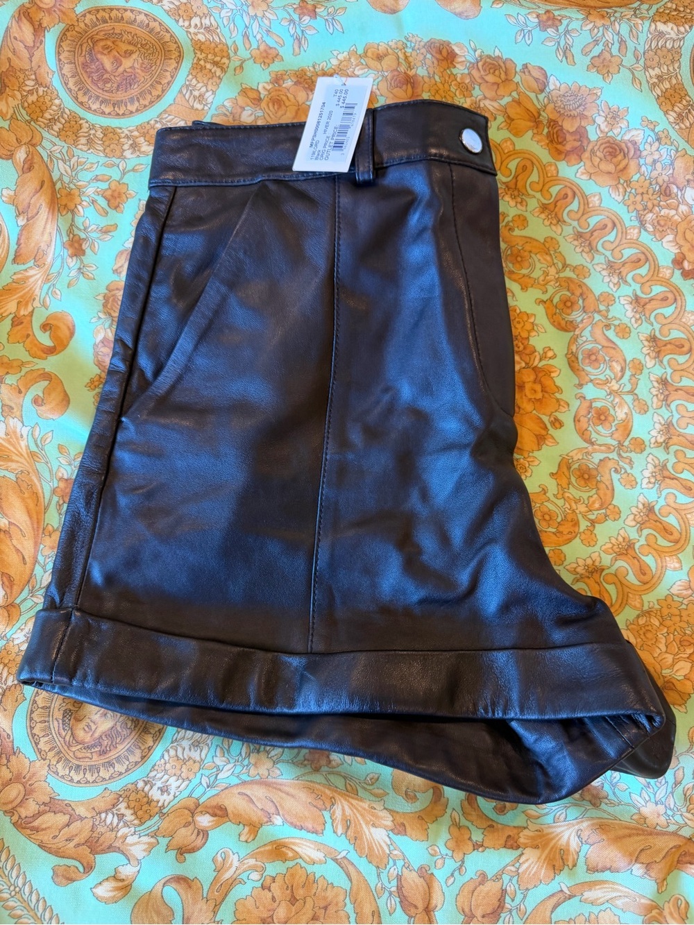 Maje Leather Shorts size 40